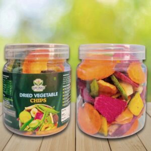 Dried vegetables Mix Chips Crispy & Crunchy Healthy Dried vegetables Snacks No Preservatives | Fiber Rich Vegetable Chips