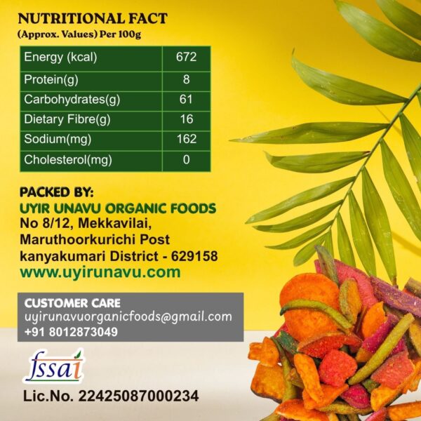 Dried vegetables Masala Mix Chips Crispy & Crunchy Healthy Dried vegetables Snacks No Preservatives | Fiber Rich Vegetable Chips